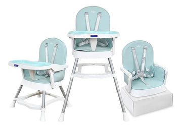 Silla Comedor Bebe 3 En 1 Lyra Happy Baby Color Celeste Celeste