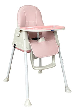 Silla Comedor Bebe 3en1 Happy Baby Zoe Color Rosa