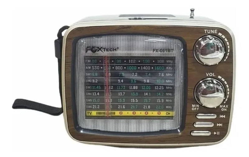 Radio Parlante Bluetooth Am/fm/usb/mp3 Recargable Retro 061