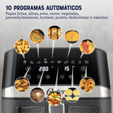 Oster® Freidora De Aire, Panel Digital, Capacidad 6 Litros Color Negro