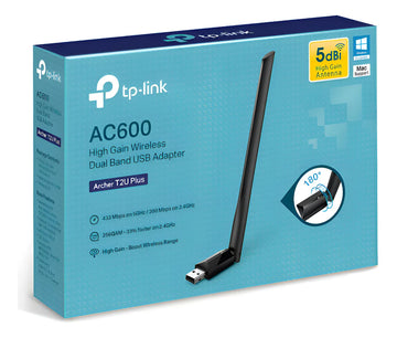 Adaptador De Red Usb Wifi Dual Band Ac600 Tp Link T2u Plus