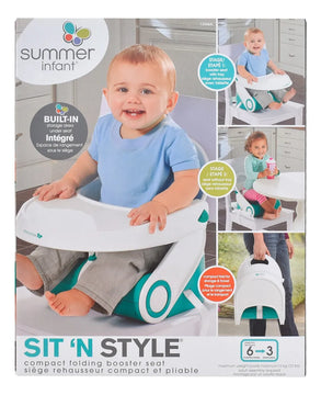 Silla De Comer Booster Plegable -summer 13346adsv Color Verde Claro