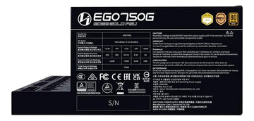 Fuente De Poder Lian Li 750w Atx Edge Gold Black Negro