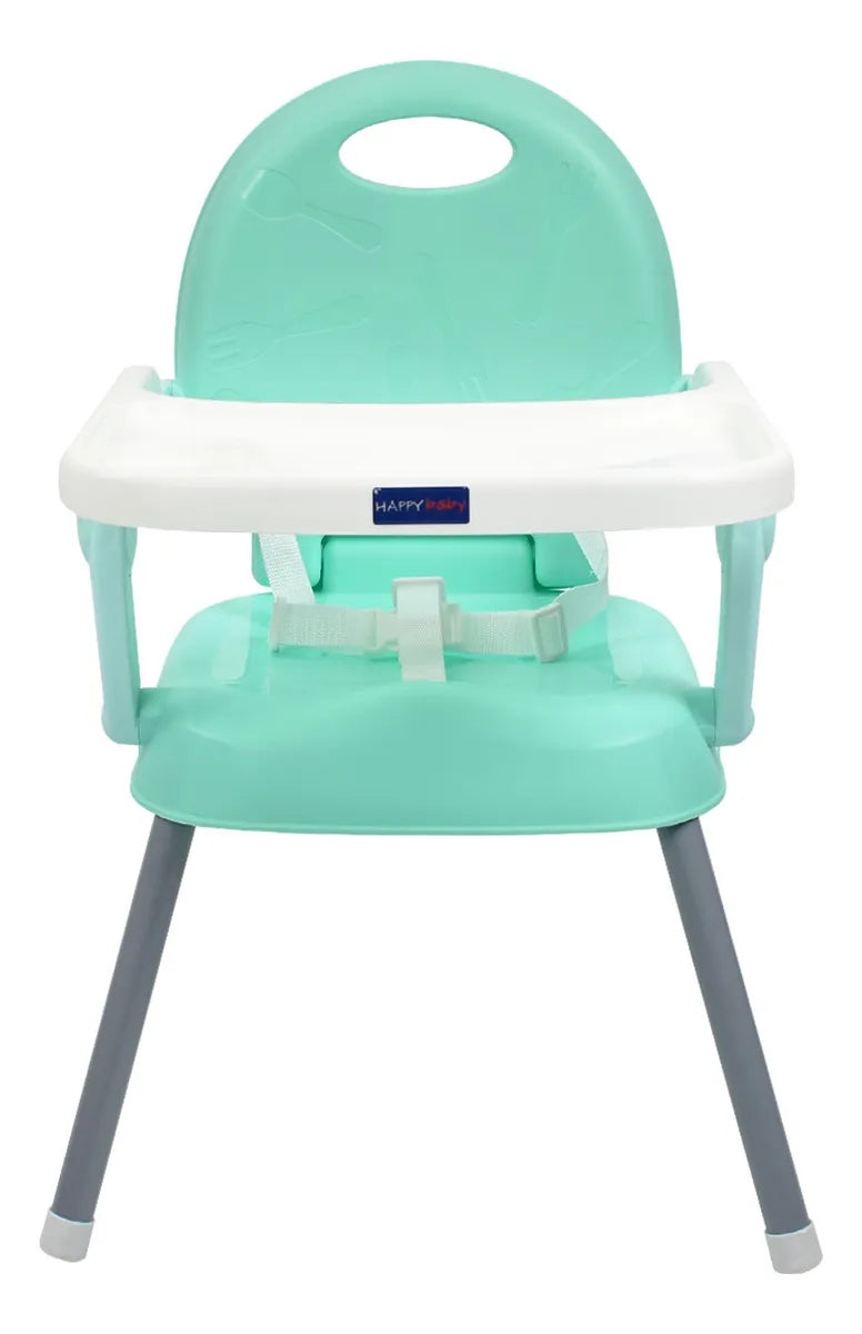 Silla Comedor Bebe 3en1 Happy Baby Azul Cp7000