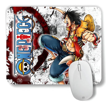 Pad Mouse One Piece Monkey D Luffy Anime Manga Negro