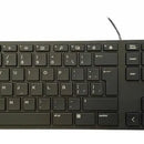 Teclado Alámbrico Hp 320k Qwerty Inglés Us Color Negro