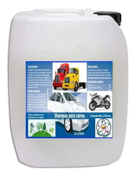 Shampoo Automotriz Concentrado 20 Litros + 3 Esponja Ultrafi