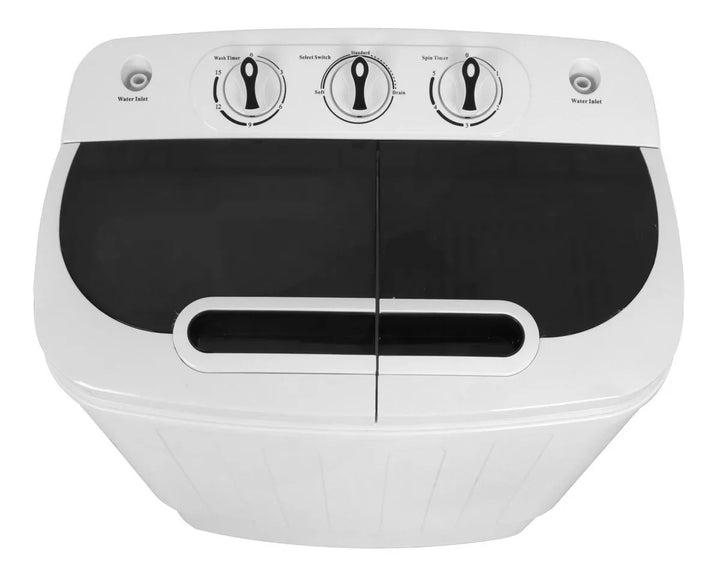 Mini Lavadora Doble Tina De 13 Libras, Compacta Portátil