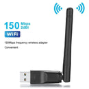 Adaptador Wifi 2.4hz Usb 2.0 Aufa W114 Con Antena | 300 Mbps