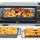 Freidora Ninja Doble Canasta 6 En 1 Capacidad 6.6lt Airfryer Negro