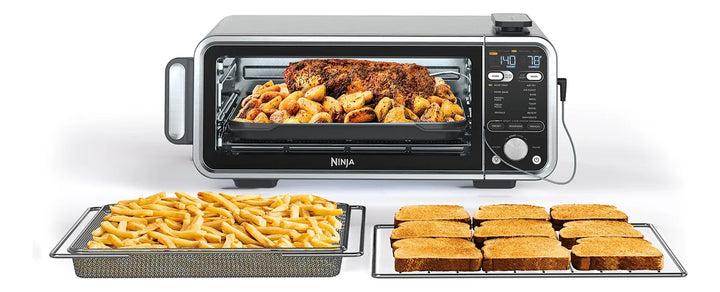 Freidora Ninja Doble Canasta 6 En 1 Capacidad 6.6lt Airfryer Negro