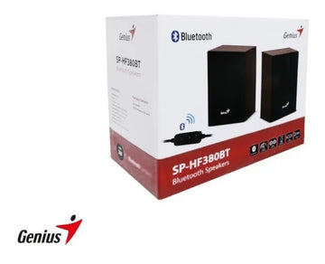 Parlantes Bluetooth Genius Sp- Hf380bt Usb Madera 3w