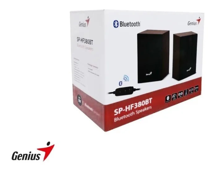 Parlantes Bluetooth Genius Sp- Hf380bt Usb Madera 3w
