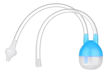Aspirador Nasal Manguera Succion Mocos Con Deposito Bebes Color Azul