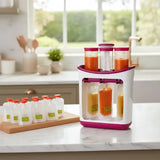 Dispensador Compota Bolsa Estación Papilla Bebe Extractor