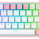 Teclado Redragon Fizz Pro Wireless K616-rgb White/pink Teclado Blanco-rosa Idioma Español
