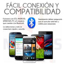 Audífono Bluetooth Llamadas Música Batería Larga Duración Negro