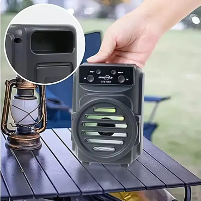 Parlante Portátil Inalámbrico Bluetooth Fm Tf Recargable Rgb