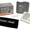 Tensiómetro Digital De Brazo Con Cargador + Termometro Gmd Blanco