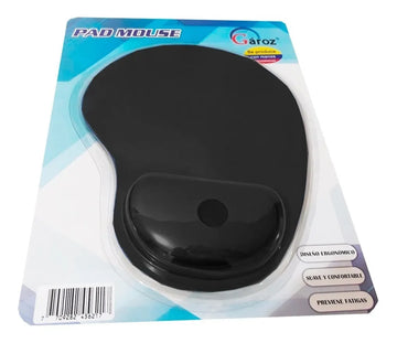 Pad Mouse En Gel Ergonómico Negro