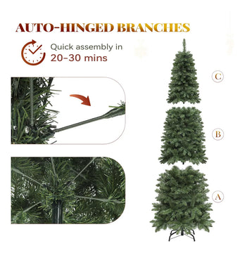 Yitahome Arbol De Navidad Artificial Preiluminado De 6 Pies