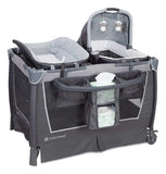Centro De Cuidado Cuna De Viaje Con Moisés Cambiador Y Luz N