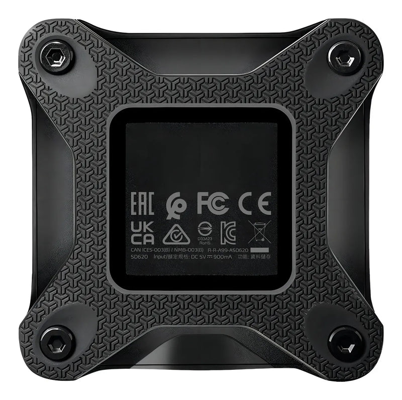 Unidad Solida Externa Adata Sd620 2tb Usb 3.2 (usb-a) Color Negro
