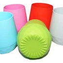 Mini Cup Vaso De Silicona Vaso Entrenador Bebé Color Verde Liso