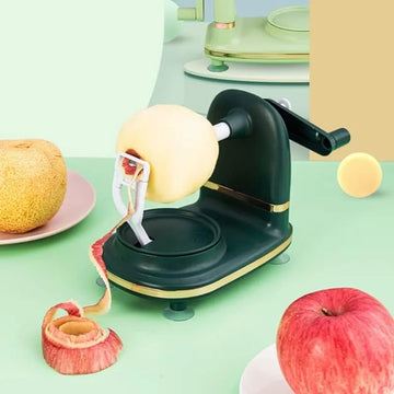 Pelador Verduras Giratorio Manual Cortador Rebanador Manzana Diseño 1