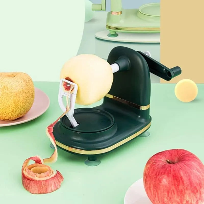 Pelador Verduras Giratorio Manual Cortador Rebanador Manzana Diseño 1