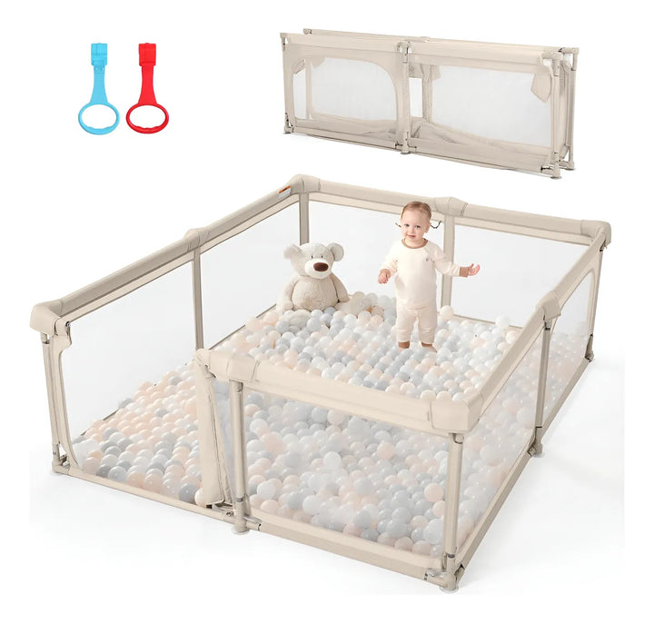 Parque Infantil Plegable Grande Y Seguro Para Bebés