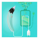 Aspirador Nasal Bebes Electrico Sacamocos Extractor Portátil Verde