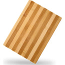 Tabla Para Picar En Madera Bambu Natural Mediana Con Surcos