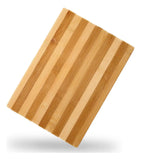 Tabla Para Picar En Madera Bambu Natural Mediana Con Surcos