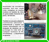 Zfan40 Ventilador Para T De Video 4x4 Cm 12v Computoys