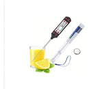 Termometro Digital Lcd Pincha Carne -50° A 300° - 4 Botones Color Negro