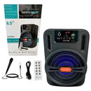 Parlante Cabina Musical Inalámbrico Micrófono Control Sonido