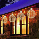 Luces Navideñas Plegables Para Exterior Con 70 Luces Led - D