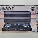Estufa De Gas Sencilla 3 Boquillas Sk-6003 Sokany 5.5wk Negro