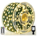 Luces Navideñas Exteriores De 1000 Led De Agua, Ench...