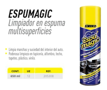 Espumagic Limpiador En Espuma Multi-usos Para Carro 650ml