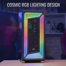 Chasis Gabinete Gamer Aerocool Interstellar + Rgb 5 Fans Color Negro
