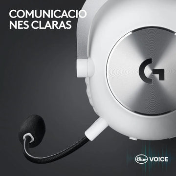 Diadema Gamer Logitech G Pro X 2 Wht, Lightspeed / Bluetooth Negro