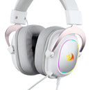 Audífonos Gamer Redragon Zeus X H510w-rgb 7.1 Virtual White Color Blanco Color De La Luz Rgb