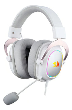 Audífonos Gamer Redragon Zeus X H510w-rgb 7.1 Virtual White Color Blanco Color De La Luz Rgb