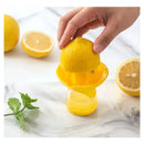 Exprimidor De Limones 2 En 1 Con Spray Boquilla Adaptable Amarillo