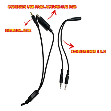 Diadema Gamer Onikuma K8 Rgb Blanca Compatible Ps4 Ps5 Xbox Blanco