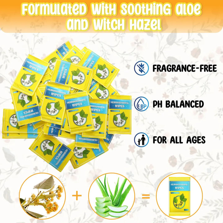 Timgle 300 Toallitas De Embalaje Individual Para Hemorroides