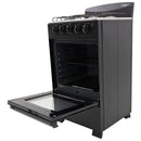 Estufa Romero Torre Haceb 50 Cms Gas Natural Negra Color Negro