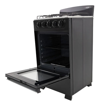 Estufa Romero Torre Haceb 50 Cms Gas Natural Negra Color Negro